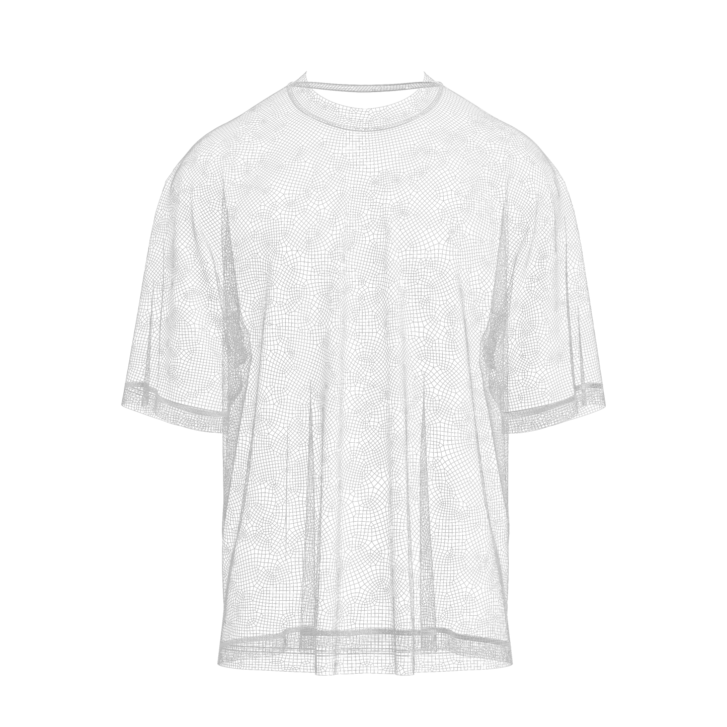 Men's Oversized T-shirt 3d Model Marvelous Designer-Clo3d-fbx-obj-Zprj