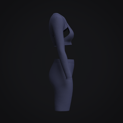 Gym Wear 3d Model Marvelous Designer-Clo3d-fbx-obj-Zprj