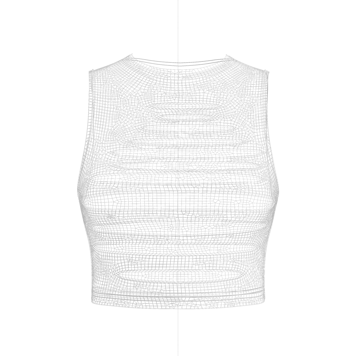 Ripped Crop Top 3d Model Marvelous Designer-Clo3d-fbx-obj-Zprj