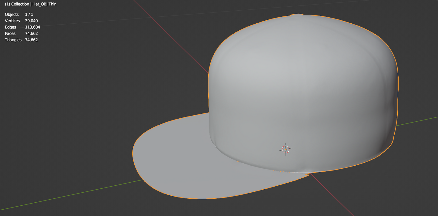 Bill-baseball Hat 3d Model Marvelous Designer-Clo3d-fbx-obj-Zprj