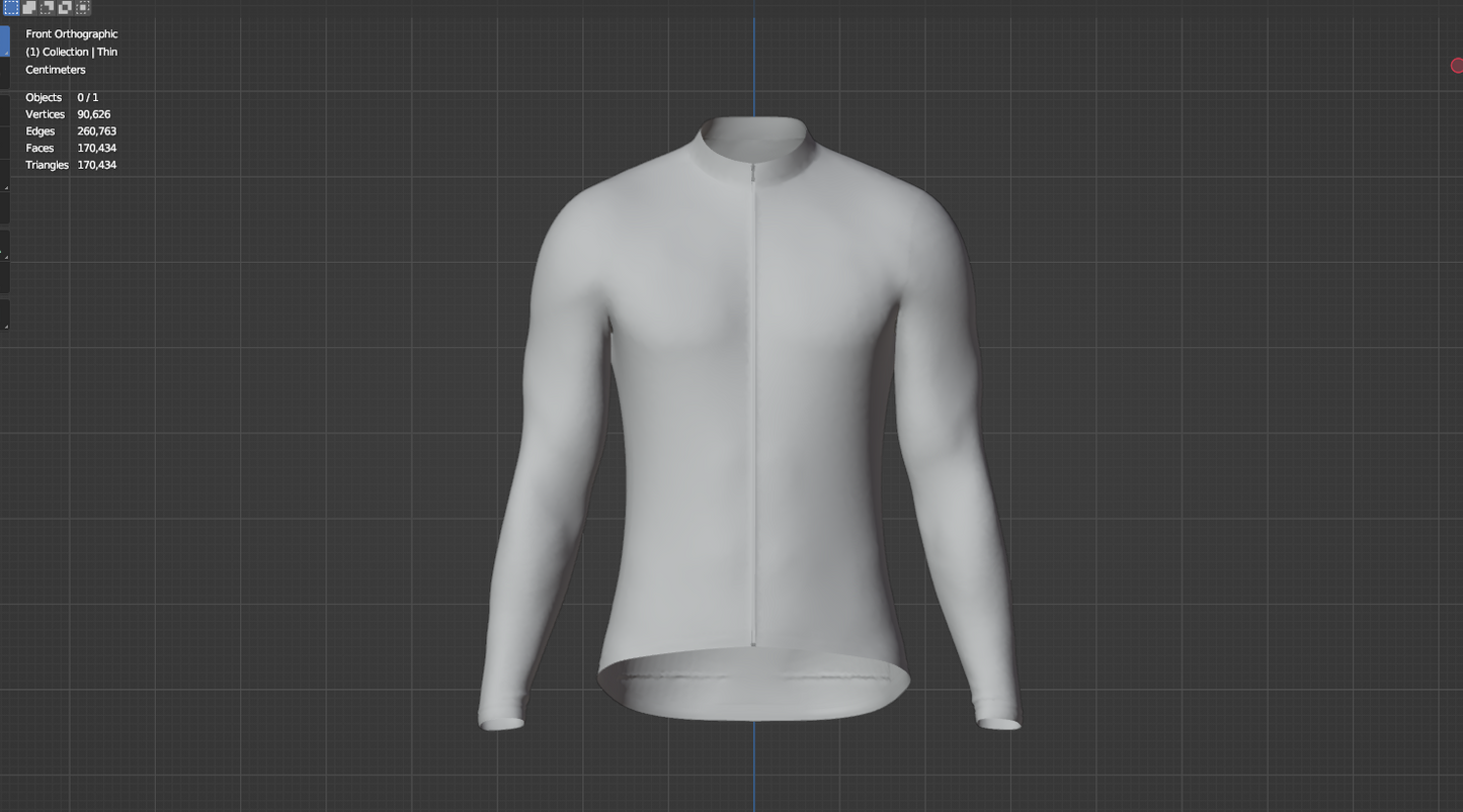 Men's Full Sleeve Cycling Jersey 3d Model Marvelous Designer-Clo3d-fbx-obj-Zprj