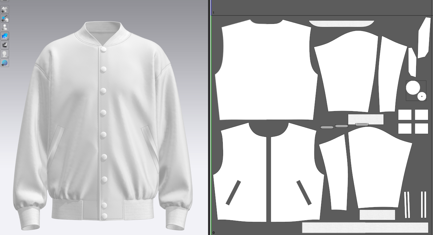 Men's Oversized Bomber Jacket 3d Model Marvelous Designer-Clo3d-fbx-obj-Zprj