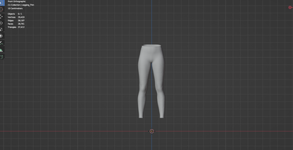 Women's Legging 3d Model Marvelous Designer-Clo3d-fbx-obj-Zprj
