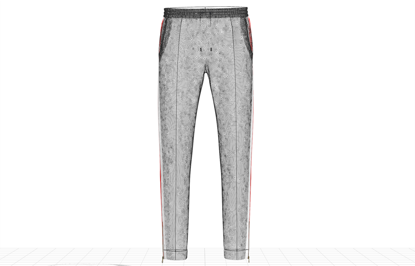 Men's Elasticated Pant 3d Model Marvelous Designer-Clo3d-fbx-obj-Zprj