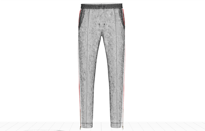 Men's Elasticated Pant 3d Model Marvelous Designer-Clo3d-fbx-obj-Zprj