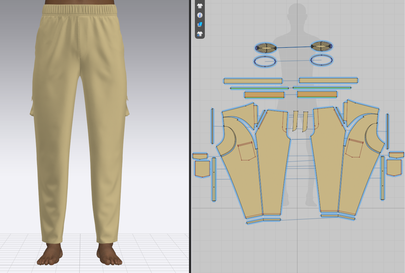 Male Trouser 3d Model Marvelous Designer-Clo3d-fbx-obj-Zprj