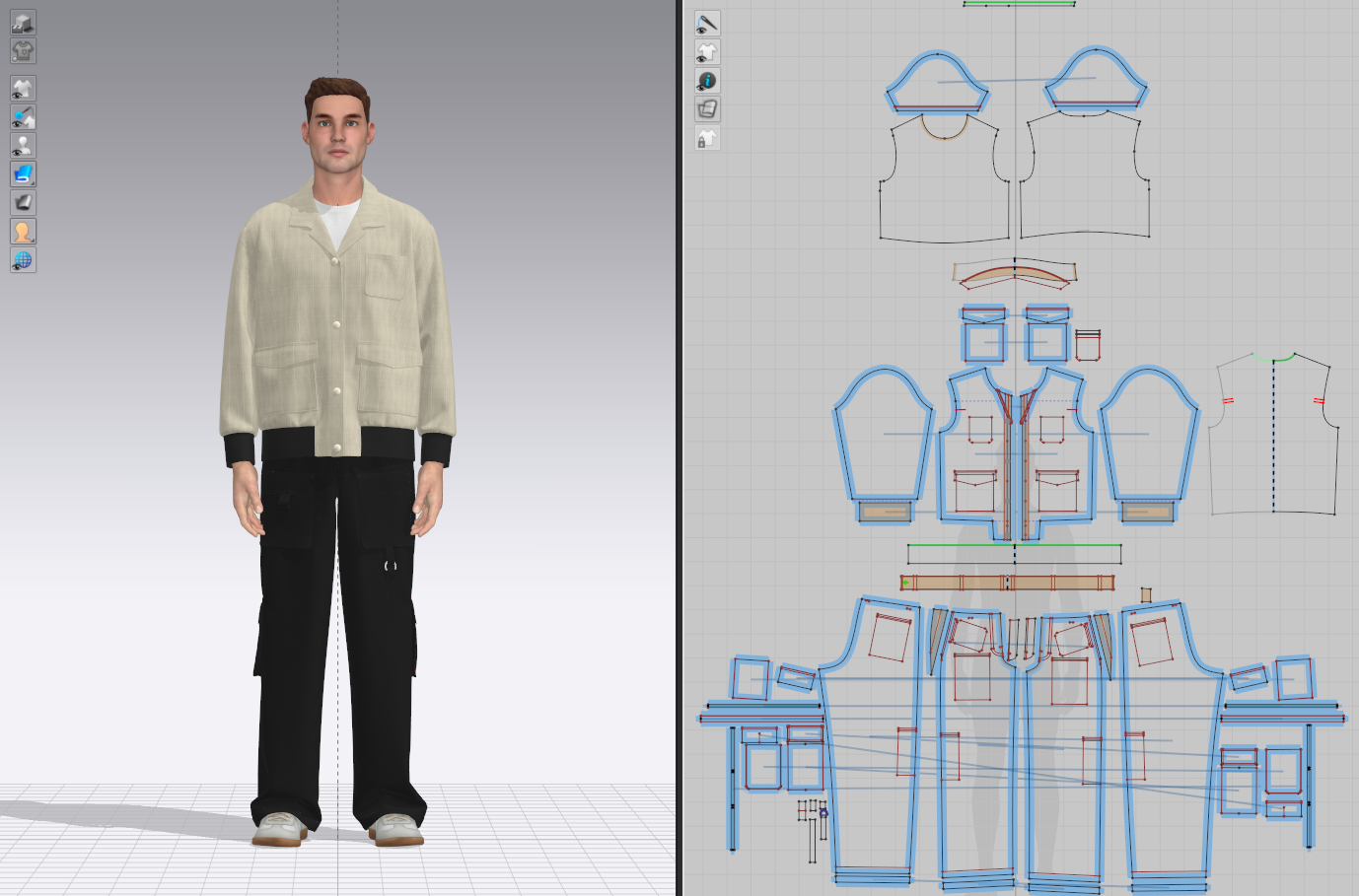 Male Outfit 3d Model Marvelous Designer-Clo3d-fbx-obj-Zprj