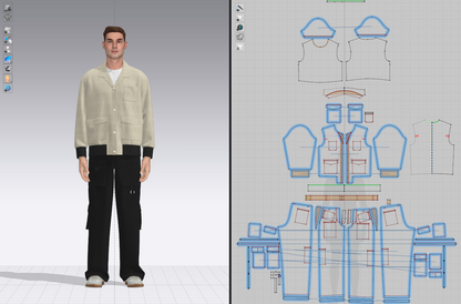 Male Outfit 3d Model Marvelous Designer-Clo3d-fbx-obj-Zprj