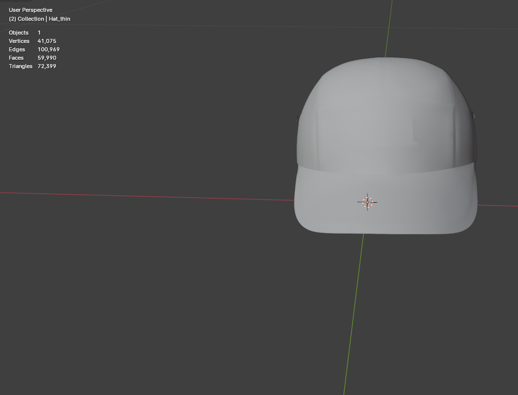 Hat 3d Model Marvelous Designer-Clo3d-fbx-obj-Zprj