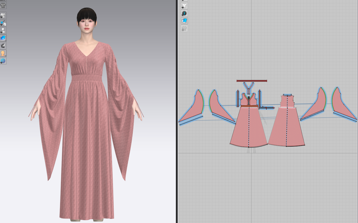 Elf Dress 2 3d Model Marvelous Designer-Clo3d-fbx-obj-Zprj