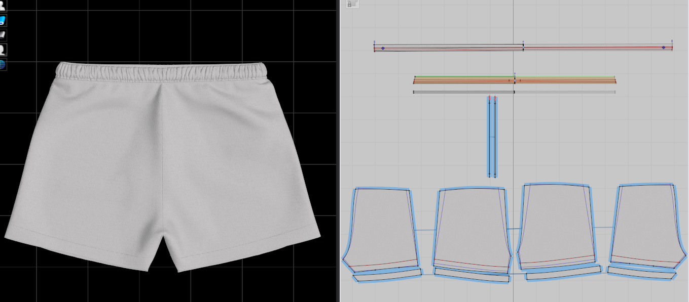 Heavy Fleece Soccer Short 3d Model Marvelous Designer-Clo3d-fbx-obj-Zprj