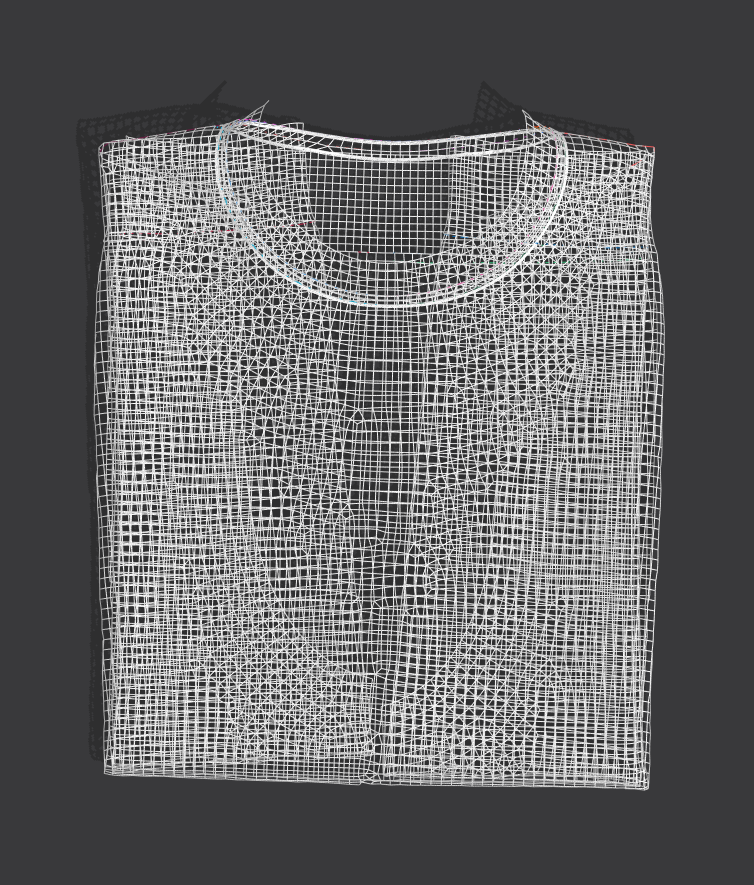 Folded Sweatshirt 3d Model Marvelous Designer-Clo3d-fbx-obj-Zprj