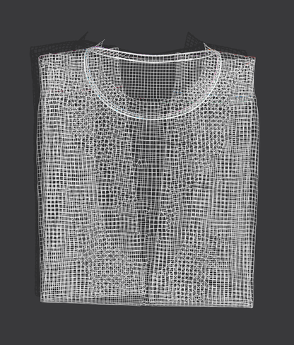 Folded Sweatshirt 3d Model Marvelous Designer-Clo3d-fbx-obj-Zprj