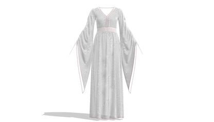 Elf Dress 2 3d Model Marvelous Designer-Clo3d-fbx-obj-Zprj