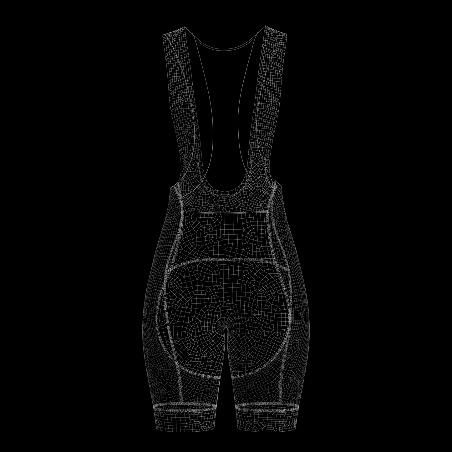 Women's Cycling Bib Shorts 3d Model Marvelous Designer-Clo3d-fbx-obj-Zprj