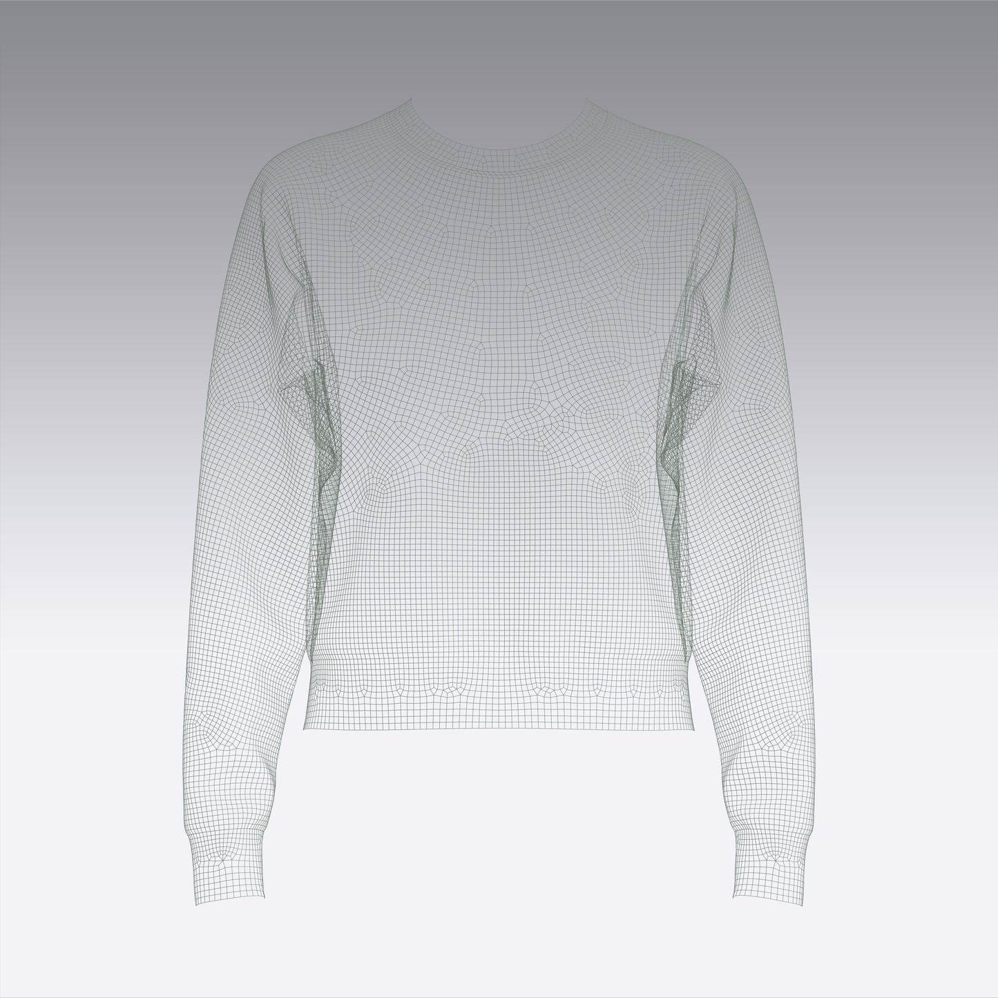 Female Cropped Sweater 3d Model Marvelous Designer-Clo3d-fbx-obj-Zprj