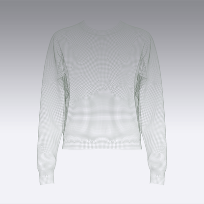Female Cropped Sweater 3d Model Marvelous Designer-Clo3d-fbx-obj-Zprj