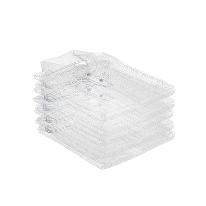 Polos Folded 3d Model Marvelous Designer-Clo3d-fbx-obj-Zprj
