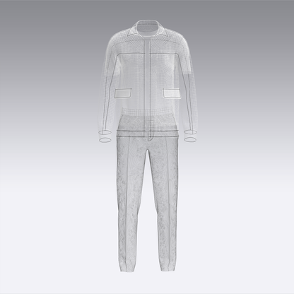 Male Jacket and pant outfit 3d Model Marvelous Designer-Clo3d-fbx-obj-Zprj