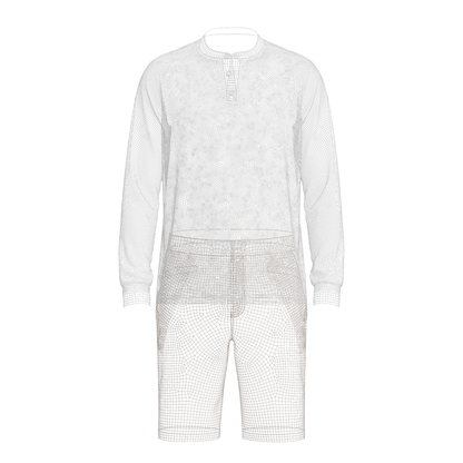 Men's Jersey and Shorts Outfit 3d Model Marvelous Designer-Clo3d-fbx-obj-Zprj