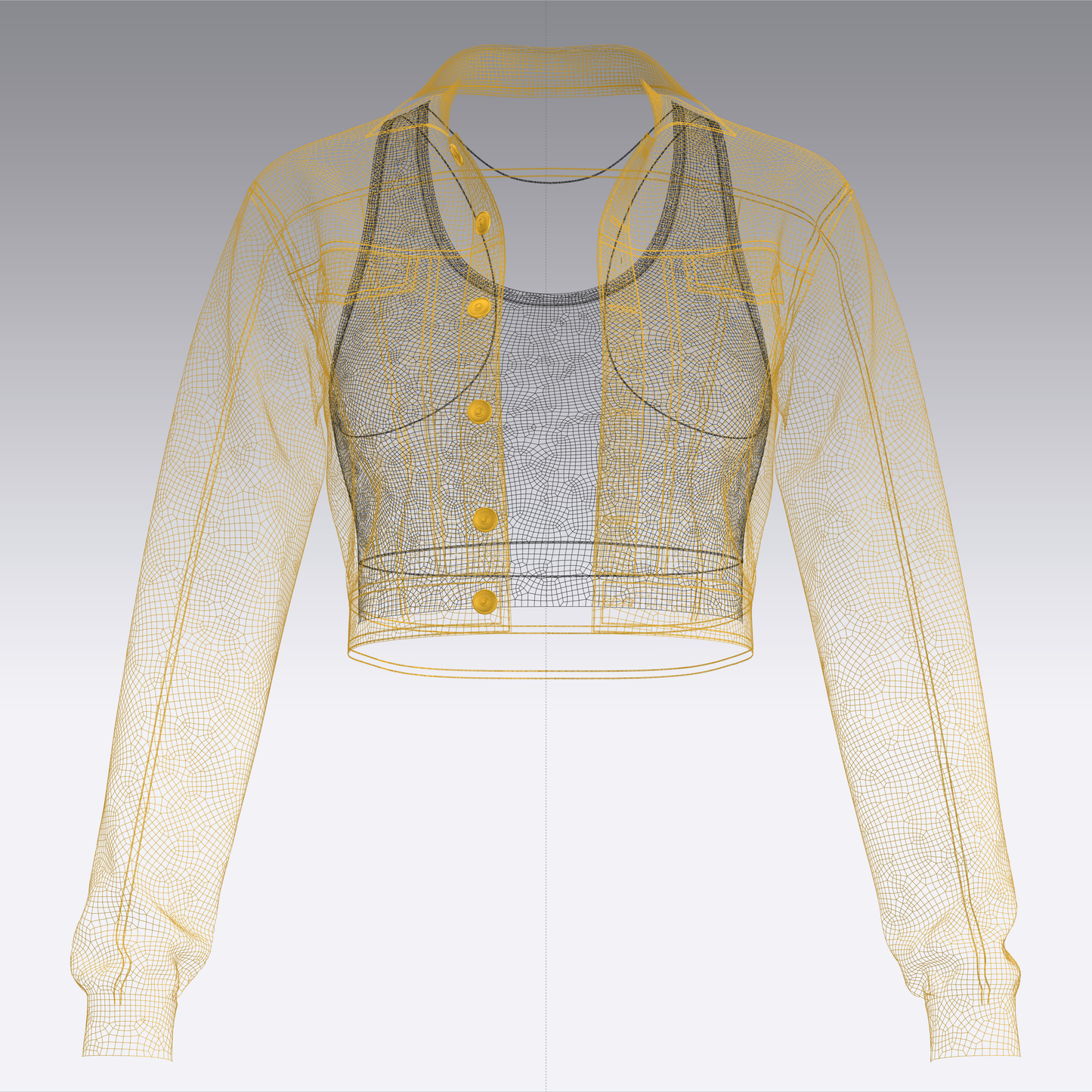 Women's Top and Cargo Pant 3d Model Marvelous Designer-Clo3d-fbx-obj-Zprj