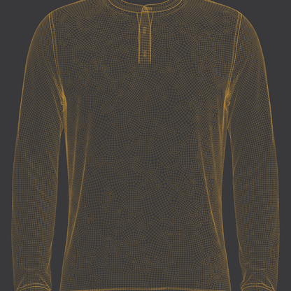 Men's Mandarin Collar Jersey 3d Model Marvelous Designer-Clo3d-fbx-obj-Zprj