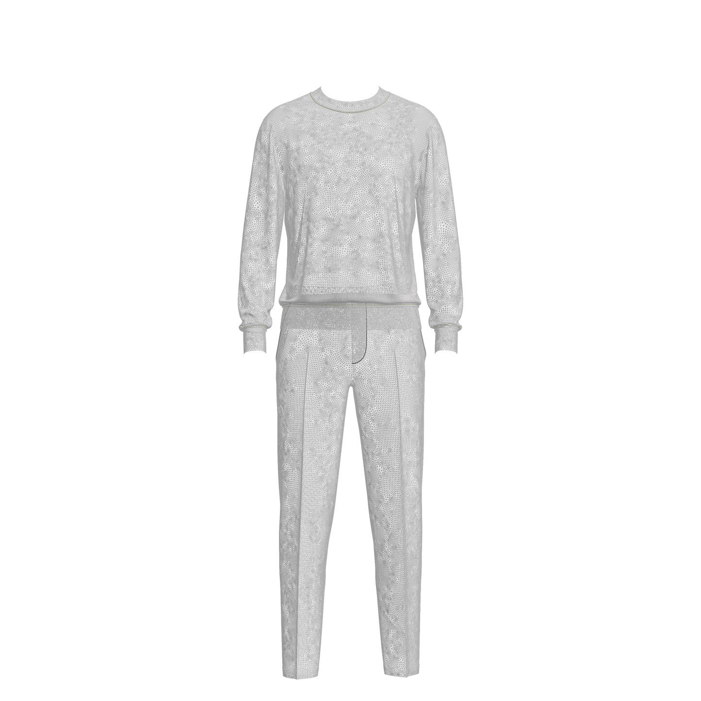 Male Sweatshirt and Pant Outfit 3d Model Marvelous Designer-Clo3d-fbx-obj-Zprj