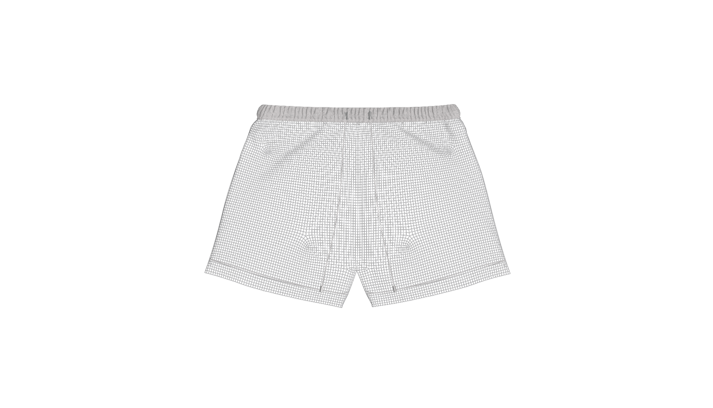 Heavy Fleece Soccer Short 3d Model Marvelous Designer-Clo3d-fbx-obj-Zprj
