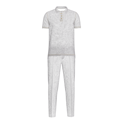 Male Polo and Pant outfit 3d Model Marvelous Designer-Clo3d-fbx-obj-Zprj
