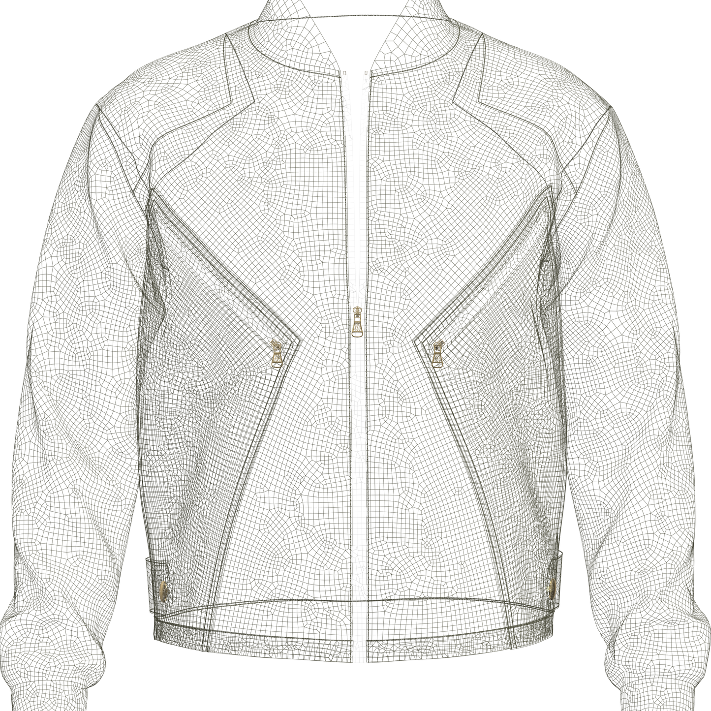 Men's Bomber Jacket 3d Model Marvelous Designer-Clo3d-fbx-obj-Zprj