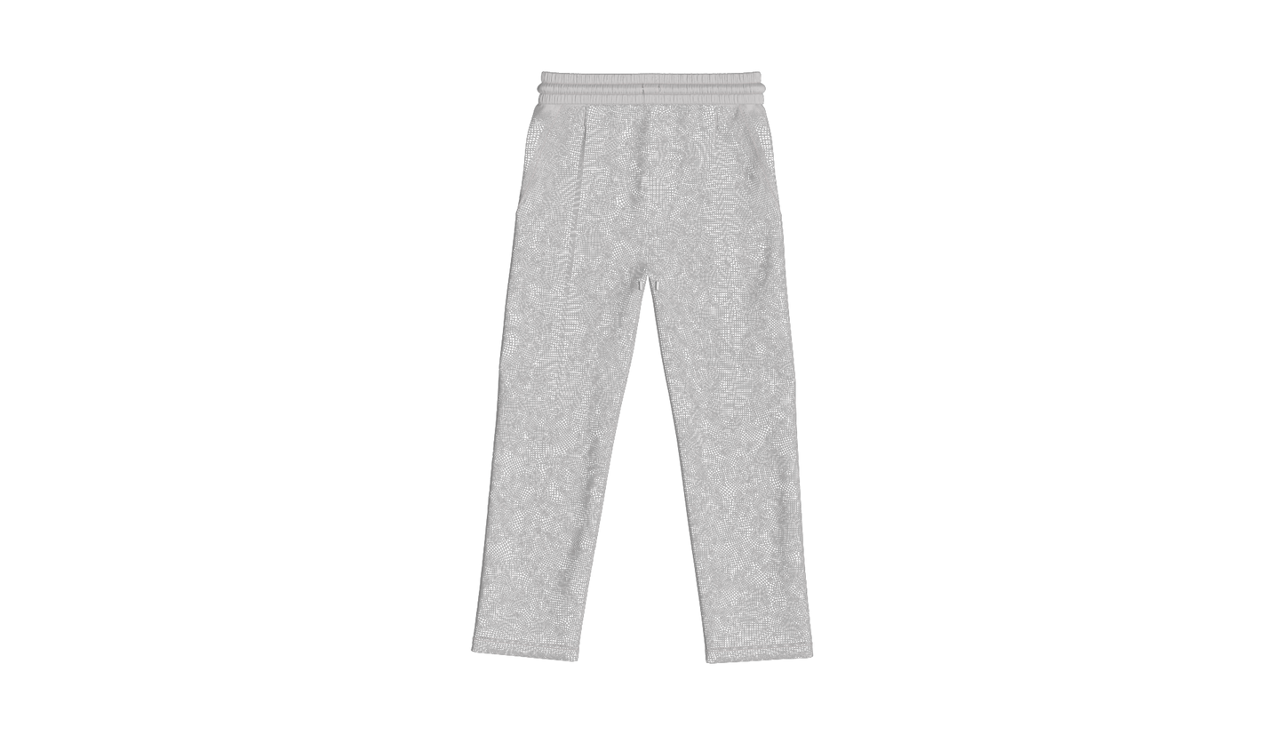 Military Wool Wide Leg Pant 3d Model Marvelous Designer-Clo3d-fbx-obj-Zprj