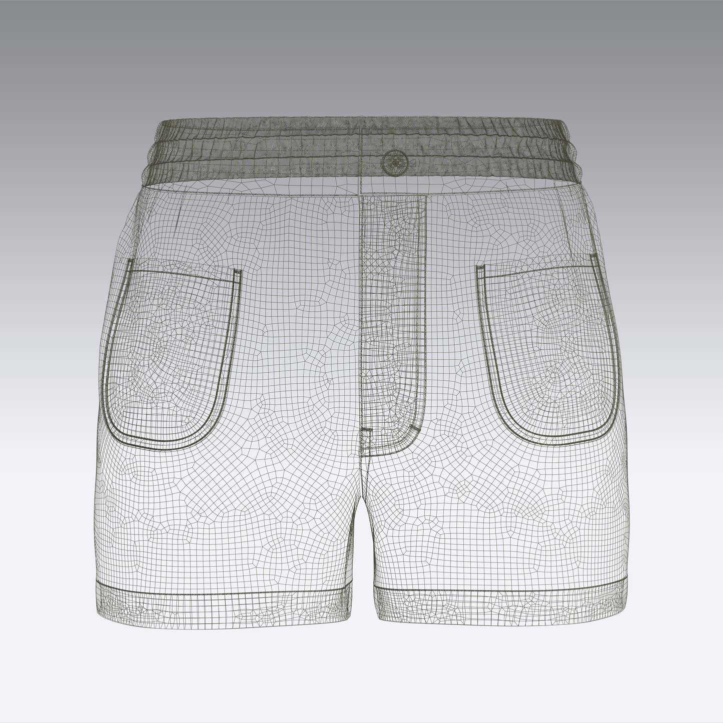 Women's Shorts 3d Model Marvelous Designer-Clo3d-fbx-obj-Zprj