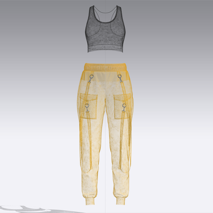 Women's Cargo Pant And Top 3d Model Marvelous Designer-Clo3d-fbx-obj-Zprj