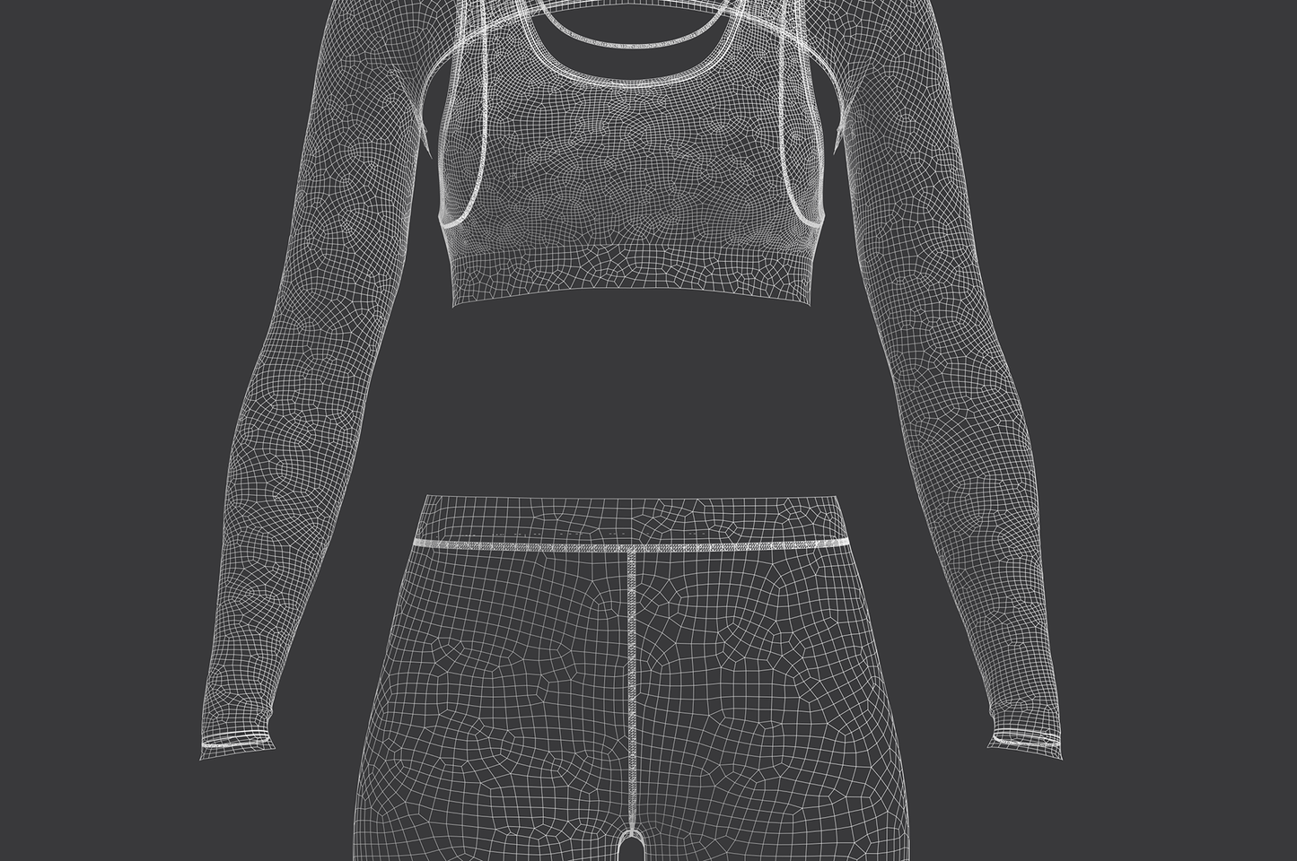 Gym Wear 3d Model Marvelous Designer-Clo3d-fbx-obj-Zprj