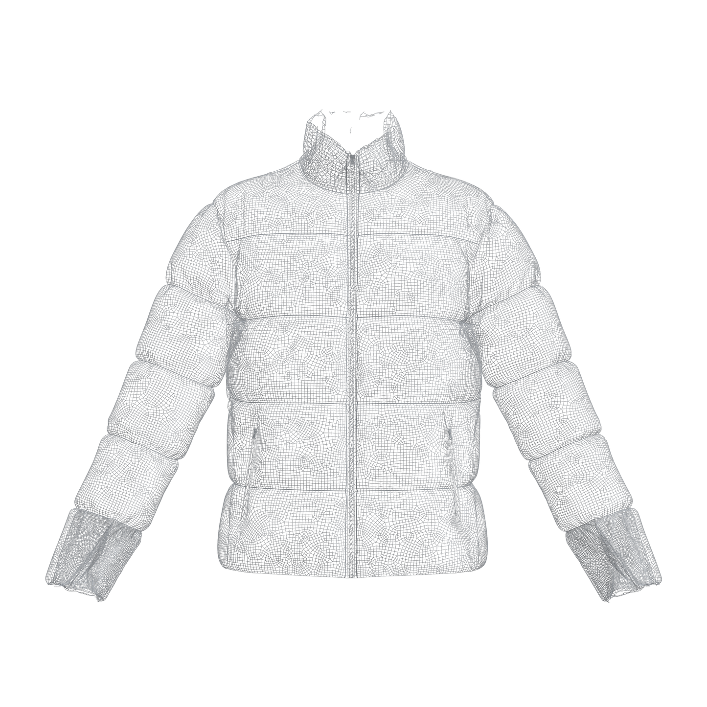 Women's Puffer Jacket 3d Model Marvelous Designer-Clo3d-fbx-obj-Zprj