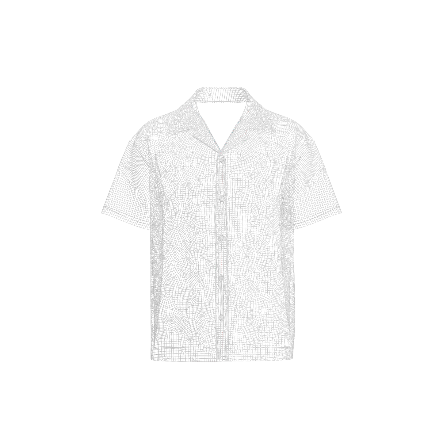 Men's Short Sleeve Shirt 3d Model Marvelous Designer-Clo3d-fbx-obj-Zprj