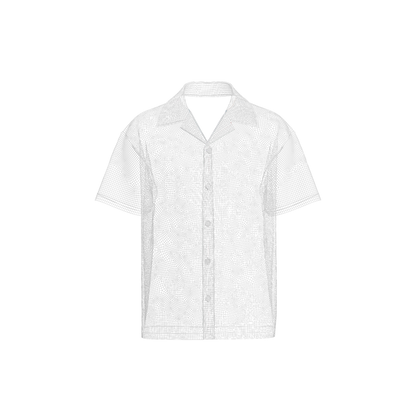 Men's Short Sleeve Shirt 3d Model Marvelous Designer-Clo3d-fbx-obj-Zprj