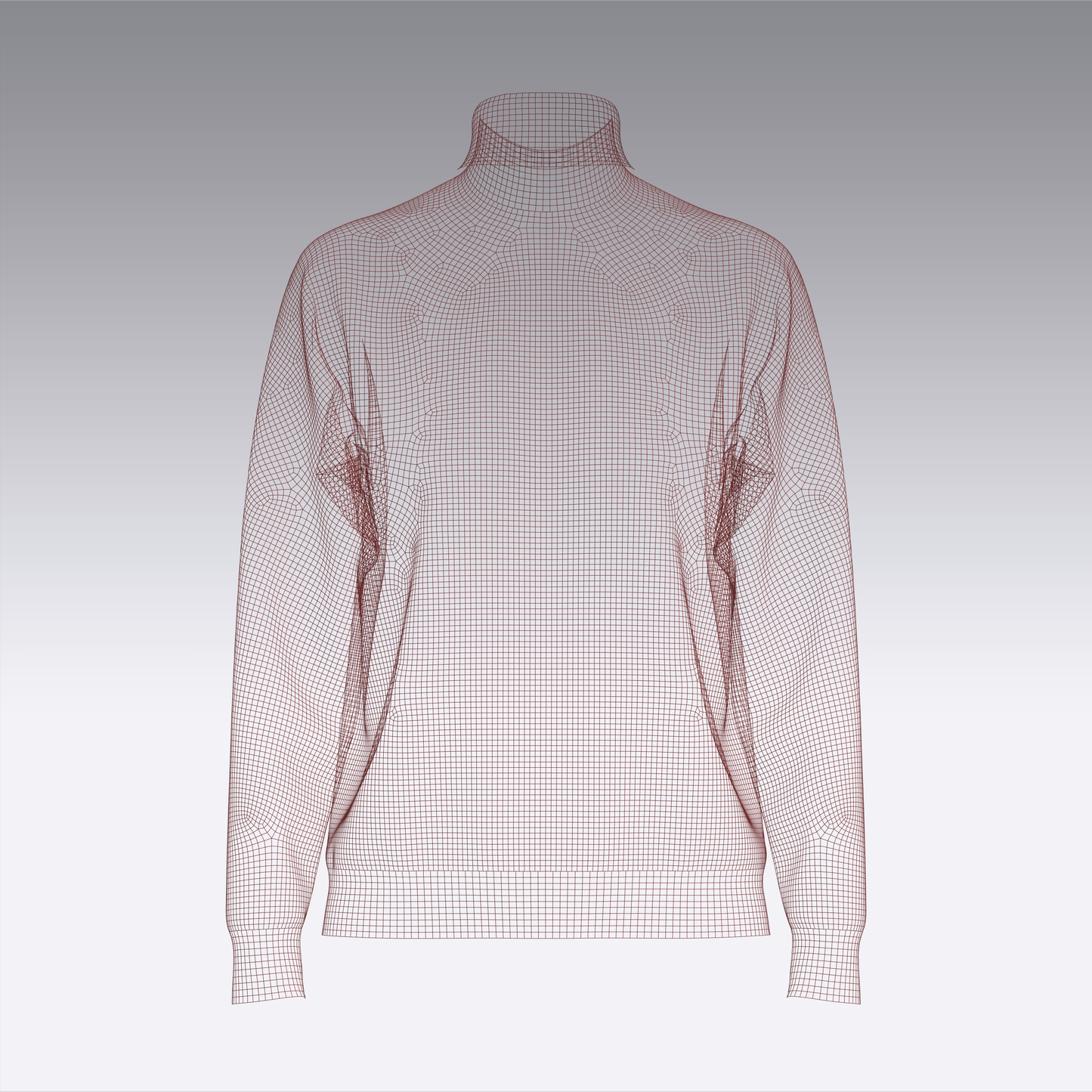 Female High Neck Sweater 3d Model Marvelous Designer-Clo3d-fbx-obj-Zprj
