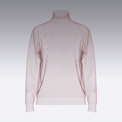 Female High Neck Sweater 3d Model Marvelous Designer-Clo3d-fbx-obj-Zprj