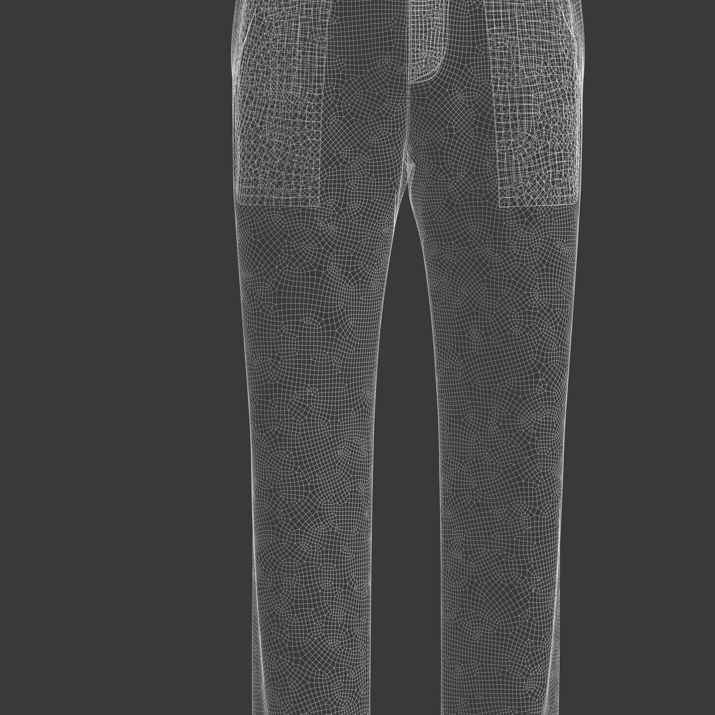 Men's Double Pleat Pant 3d Model Marvelous Designer-Clo3d-fbx-obj-Zprj