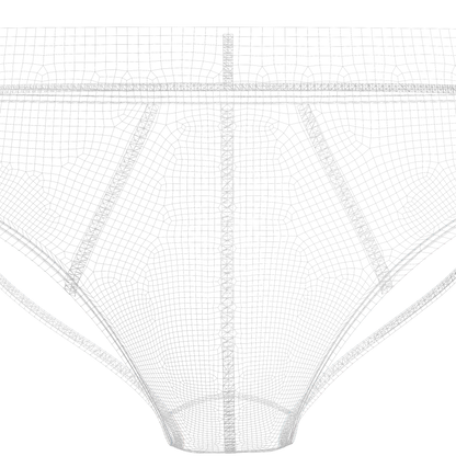Men's Brief 3d Model Marvelous Designer-Clo3d-fbx-obj-Zprj