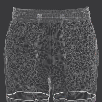 Men's Regular Shorts 3d Model Marvelous Designer-Clo3d-fbx-obj-Zprj