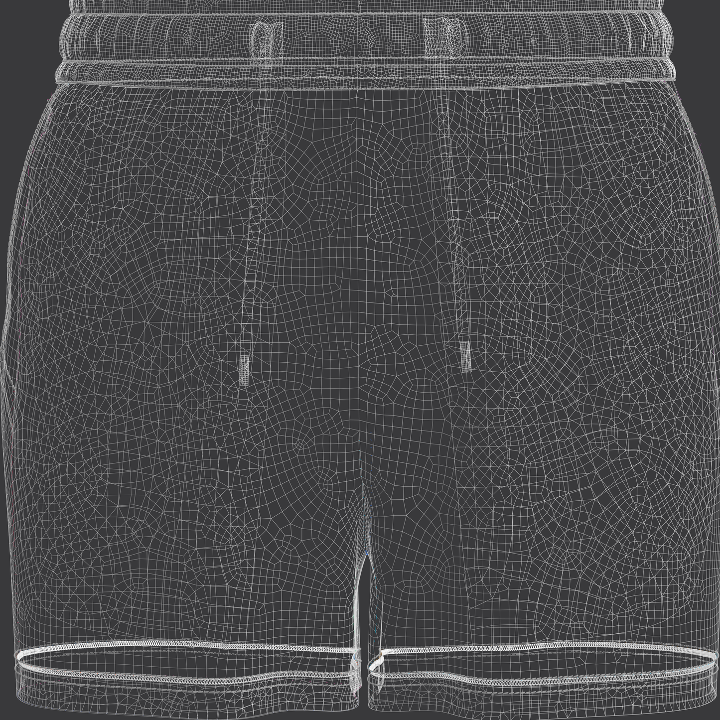 Men's Oversize Shorts 3d Model Marvelous Designer-Clo3d-fbx-obj-Zprj