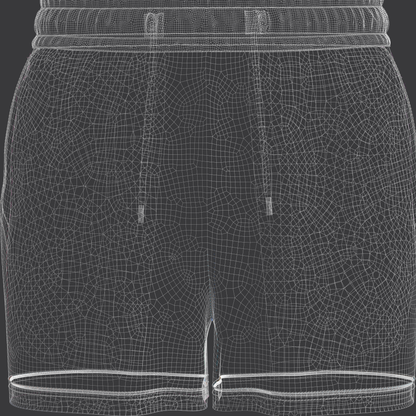 Men's Oversize Shorts 3d Model Marvelous Designer-Clo3d-fbx-obj-Zprj