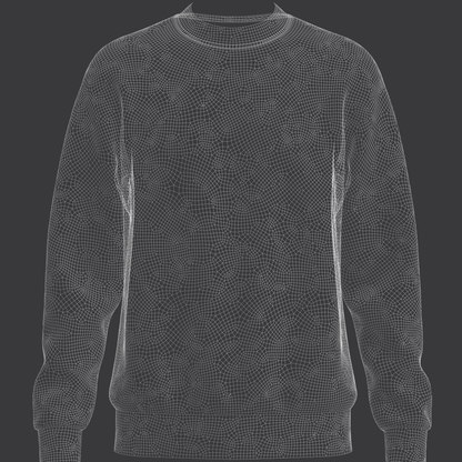 Men Sweatshirt 3d Model Marvelous Designer-Clo3d-fbx-obj-Zprj