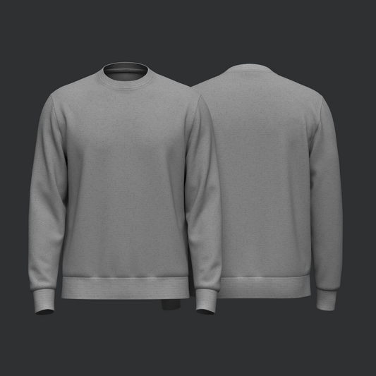 Male Sweatshirt 3d Model Marvelous Designer-Clo3d-fbx-obj-Zprj