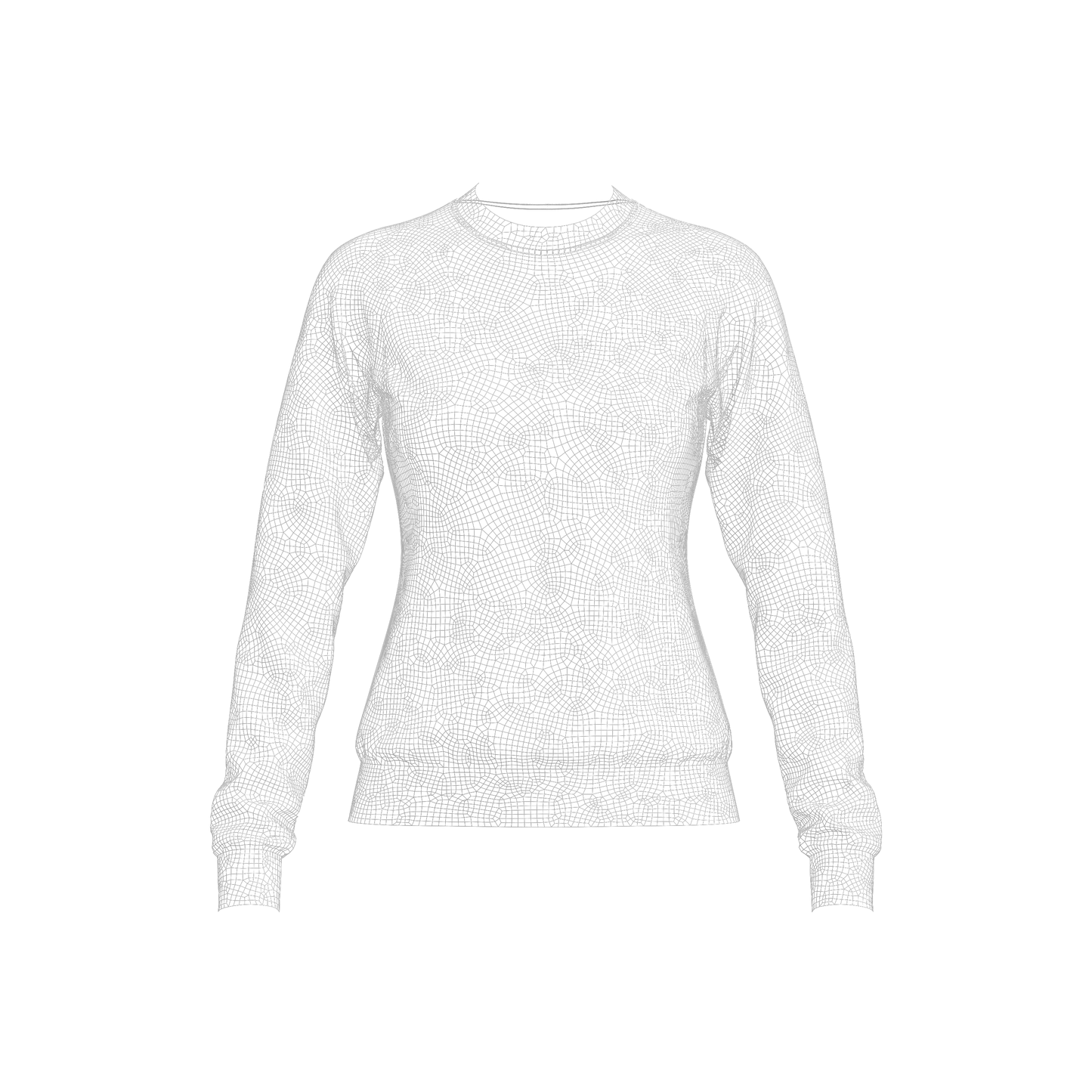 Women's Raglan Sweatshirt 3d Model Marvelous Designer-Clo3d-fbx-obj-Zprj