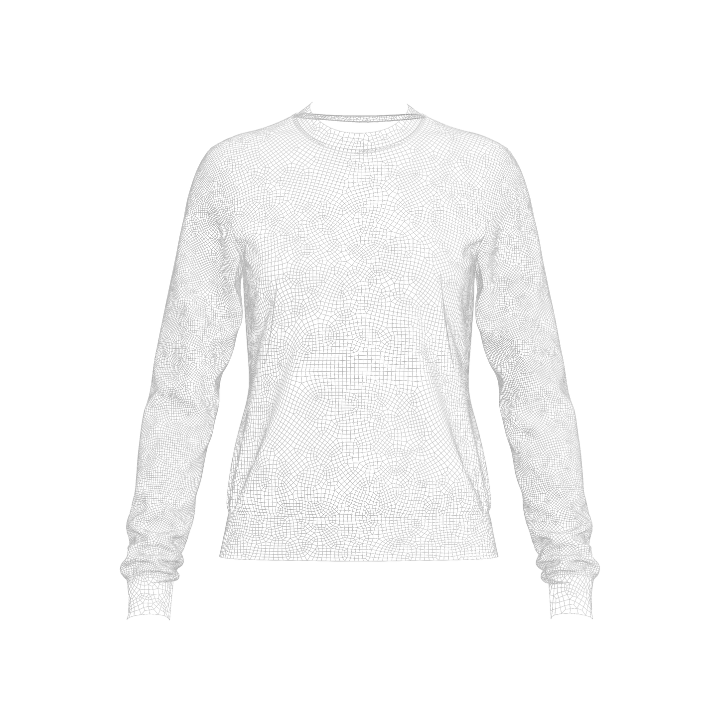 Women's Sweatshirt 3d Model Marvelous Designer-Clo3d-fbx-obj-Zprj
