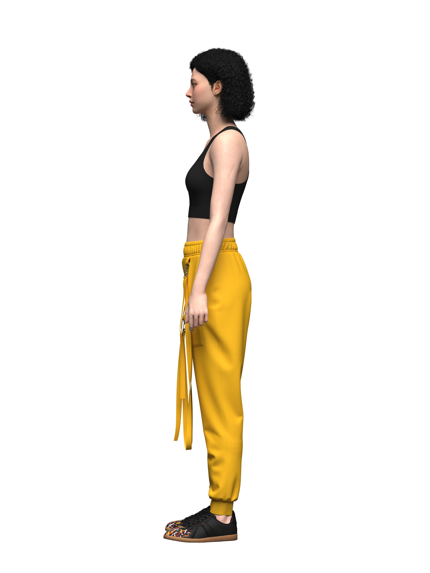 Women's Cargo Pant And Top 3d Model Marvelous Designer-Clo3d-fbx-obj-Zprj