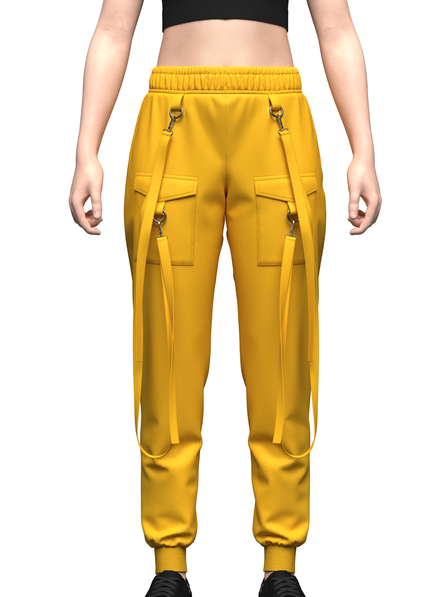 Women's Cargo Pant And Top 3d Model Marvelous Designer-Clo3d-fbx-obj-Zprj